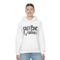 Caffeine Queen Unisex Heavy Blend Hooded Sweatshirt! Sarcastic Vibes!