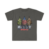 Rustic Military Merry Christmas Holiday Unisex Graphic Tees! Winter Vibes!