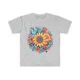 Sunflower Medley Summer Time Unisex Graphic Tees! Summer Vibes!