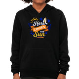 Here Comes the Sun Kids' Sponge Fleece Hoodie - Cute Kids' Hoodie - Themed Hoodie for Kids