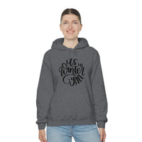 It's Winter Yall Unisex Heavy Blend Hooded Sweatshirt! Winter Vibes!