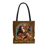 Vintage 70s Inspired Music Sings to My Soul Tote Bag!