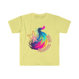 Mermaid Hair Neon Summer Time Unisex Graphic Tees! Summer Vibes!