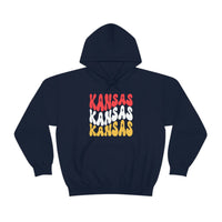 Kansas City Football Ride The Red Wave Unisex Heavy Blend Hooded Sweatshirt! Football Season! Spring Vibes!