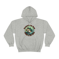 Grandpa's The Name and Fishing is My Game Fathers day Unisex Heavy Blend Hooded Sweatshirt!