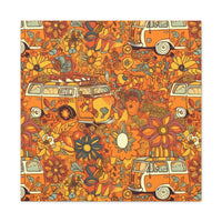 Vintage 70's Inspired Van Life Canvas Gallery Wraps!