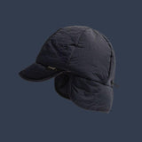 Unisex Retro Japanese Padded Ear Bomber Hat for Winter Outdoor Activities