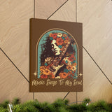 Vintage 70's Inspired Music Sings To My Soul Canvas Gallery Wraps!