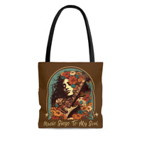 Vintage 70s Inspired Music Sings to My Soul Tote Bag!