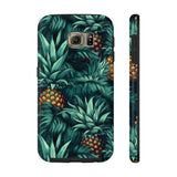 Teal Blue Pineapples Tough Phone Cases, Case-Mate! Summer Vibes!