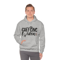 Caffeine Queen Unisex Heavy Blend Hooded Sweatshirt! Sarcastic Vibes!