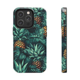 Teal Blue Pineapples Tough Phone Cases, Case-Mate! Summer Vibes!