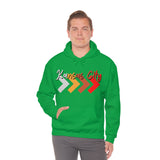 Kansas City Football Arrow Colors Unisex Heavy Blend Hooded Sweatshirt! Football Season!