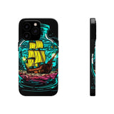 Ship in a Bottle Neon Colors Tough Phone Cases!