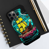 Ship in a Bottle Neon Colors Tough Phone Cases!