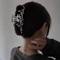 Fashionable Large Metal Hair Claw for Women