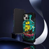 Ship in a Bottle Neon Colors Tough Phone Cases!