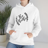 Ho Ho Ho Minimalistic Christmas Unisex Heavy Blend Hooded Sweatshirt! Winter Vibes!