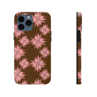 Valentines Day Star Flower Pink and Brown Tough Phone Cases, Case-Mate, Spring Vibes!