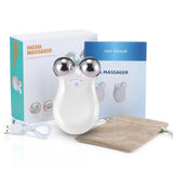 5-Gear Rechargeable Face Massager: Electric Micro-Current & 3D EMS Firming Technology