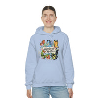 Kindness Matters Vintage Butterflies Unisex Heavy Blend Hooded Sweatshirt! Spring Vibes!