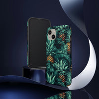 Teal Blue Pineapples Tough Phone Cases, Case-Mate! Summer Vibes!