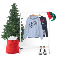 Ho Ho Ho Minimalistic Christmas Unisex Heavy Blend Hooded Sweatshirt! Winter Vibes!