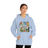 Kindness Matters Vintage Butterflies Unisex Heavy Blend Hooded Sweatshirt! Spring Vibes!