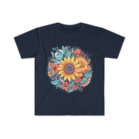 Sunflower Medley Summer Time Unisex Graphic Tees! Summer Vibes!