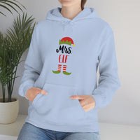 Mrs. Elf Unisex Heavy Blend Hooded Sweatshirt! Winter Vibes!