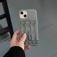 3D Angel Art Statue iPhone Case – Elegant Protection for Your iPhone 15/14/13/12/11 Series