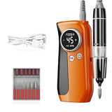 High-Speed 45000RPM Rechargeable Nail Drill Kit - Professional Cordless Manicure Set