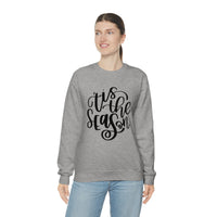 Tis The Season Holiday Unisex Heavy Blend Crewneck Sweatshirt! Winter Vibes!