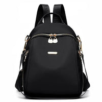High-Capacity Waterproof Female Backpack - Stylish College and Travel Essential
