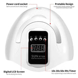 280W High-Efficiency UV/LED Nail Dryer Lamp with Smart Sensor and 4 Timer Settings