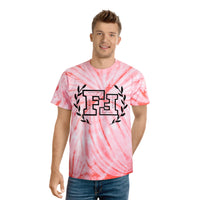 Freckled Fox Merch Black Logo 2023 Tie-Dye Graphic Tees! Pink, Yellow, and Blue! Spring Vibes! Summer Vibes! Merch!