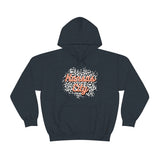 Kansas City Football Grey and Pink Leopard Print Unisex Heavy Blend Hooded Sweatshirt! Football Season!