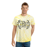 Freckled Fox Merch Black Logo 2023 Tie-Dye Graphic Tees! Pink, Yellow, and Blue! Spring Vibes! Summer Vibes! Merch!