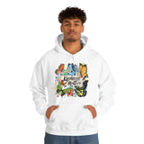 Kindness Matters Vintage Butterflies Unisex Heavy Blend Hooded Sweatshirt! Spring Vibes!