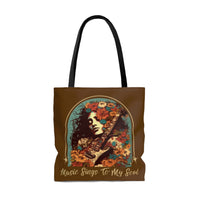 Vintage 70s Inspired Music Sings to My Soul Tote Bag!