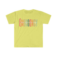 Vintage Emergency Department Heartbeat Unisex Graphic Tees!