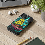 Ship in a Bottle Neon Colors Tough Phone Cases!