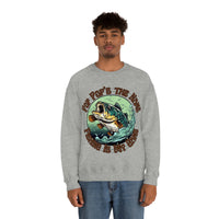 Pop Pop's The Name and Fishing is My Game Fathers Day Unisex Heavy Blend Crewneck Sweatshirt!