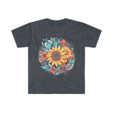 Sunflower Medley Summer Time Unisex Graphic Tees! Summer Vibes!