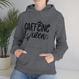 Caffeine Queen Unisex Heavy Blend Hooded Sweatshirt! Sarcastic Vibes!