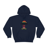 Grandpa Elf Unisex Heavy Blend Hooded Sweatshirt! Winter Vibes!