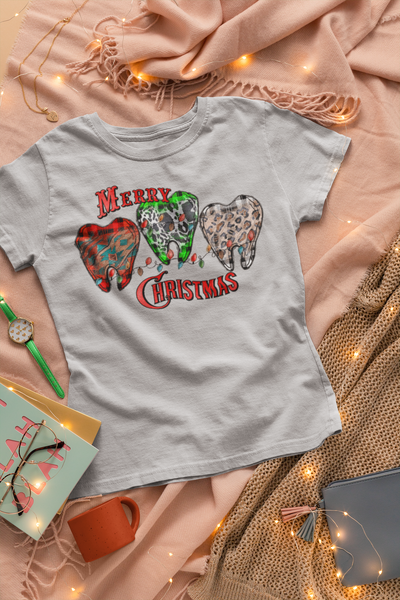 Dental Assistant, Dental Tech, Dentist, Freckled Fox Company, Graphic Tees, Winter, Christmas, New Years.