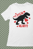 Graphic Tees, Valentines Day, Kansas, Freckled Fox Company, T-Rex, Hearts